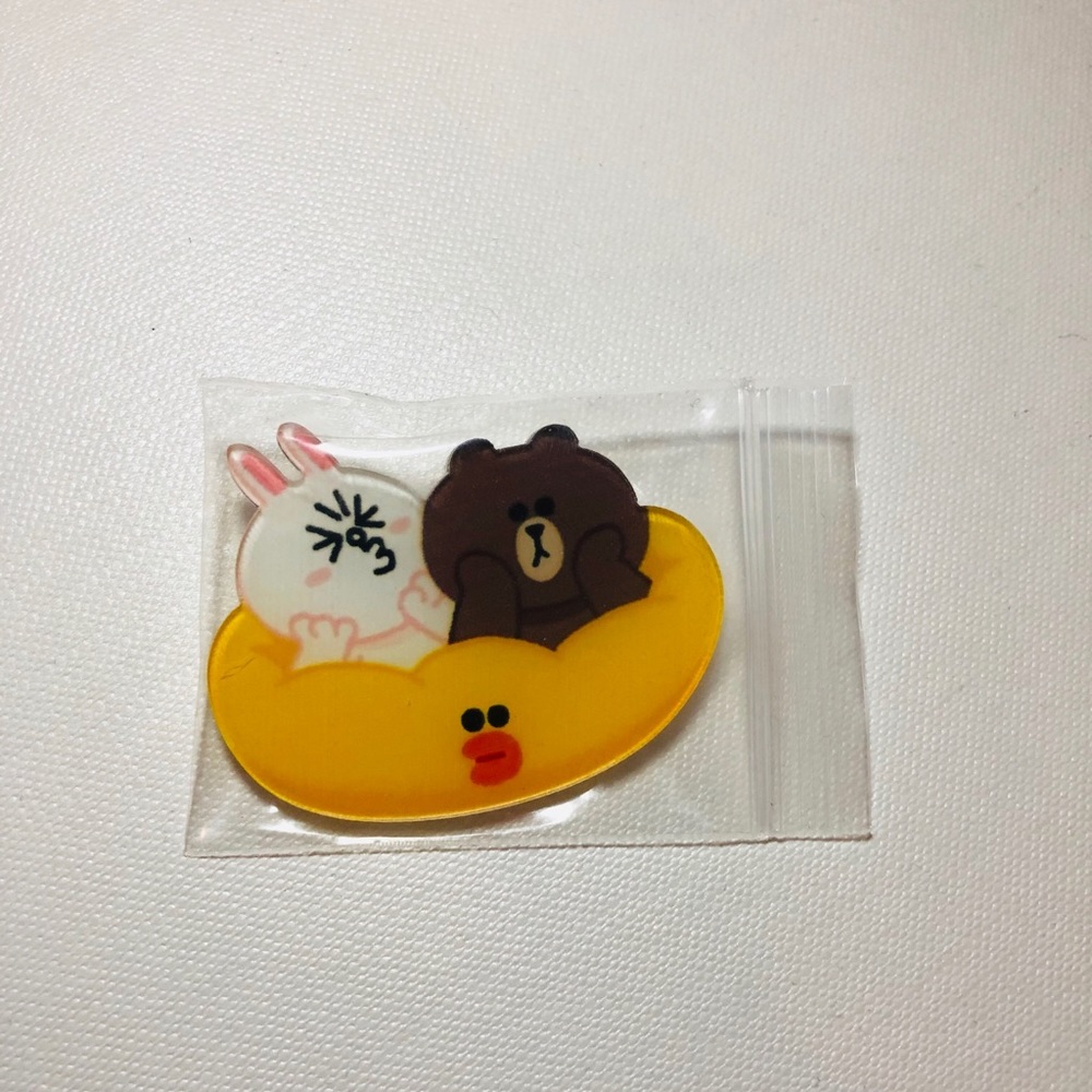 Line friends pin